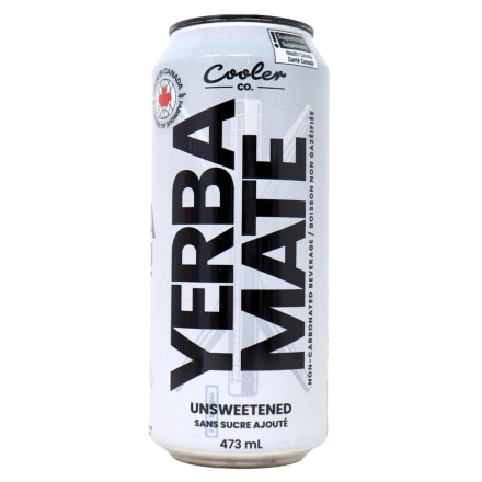 Cooler Co. Yerba Mate Unsweetened Front of can