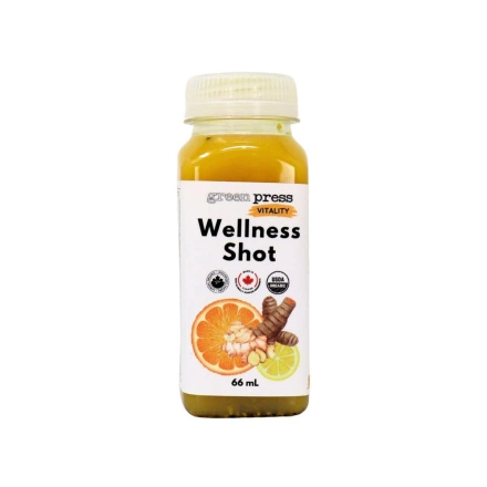 Green Press Organic Wellness Shot, 66 mL Front
