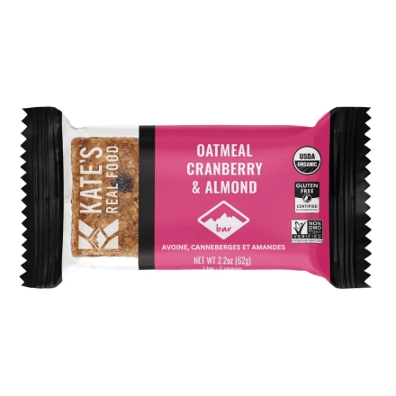 Kate’s Real Food Energy Bar Oatmeal Cranberry & Almond