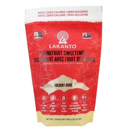 Lakanto Édulcorant de Monkfruit Doré, 800g