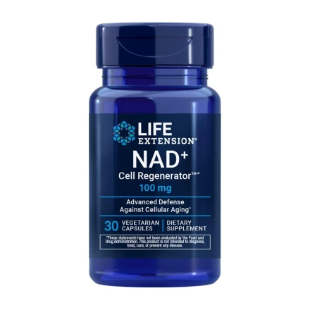 Life Extension NAD+ Cell Regeneratorâ„¢ 100mg, 30 Vegetarian Capsules Front