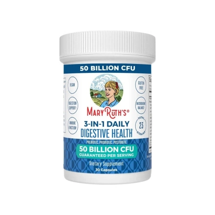 Mary Ruth's 3-in-1 Daily Digestive Health Supplement, 30 Gummies Front