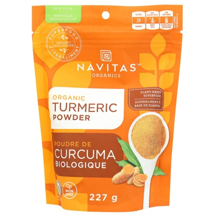 Navitas Organics Poudre de curcuma biologique, 227g
