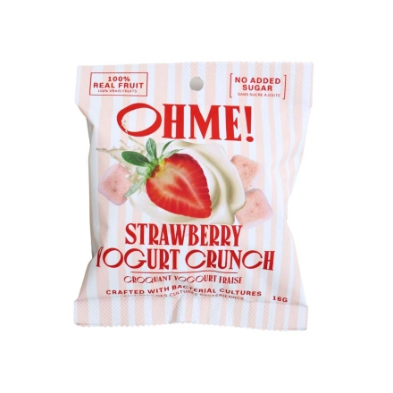 OHME! Freeze-Dried Strawberry Yogurt Crunch Front