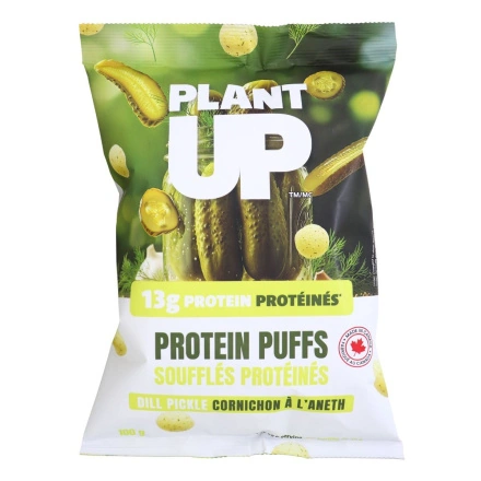 Plant Up Protein Puffs Dill Pickle Front