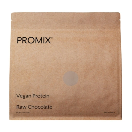 PROMIX Vegan Protein Powder Raw Chocolate, 1.13 kg Front