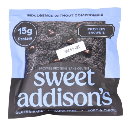 Sweet Addison’s Gluten-Free Protein Brownie Front
