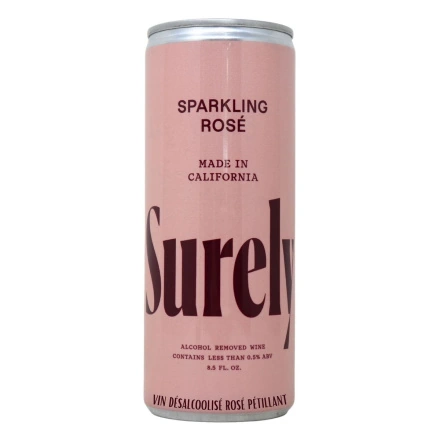 Surely Alcohol Removed Wine Sparkling Rosé Front