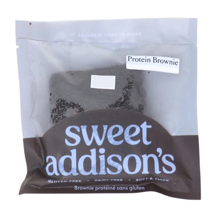 Sweet Addison’s Gluten-Free Protein Brownie Front