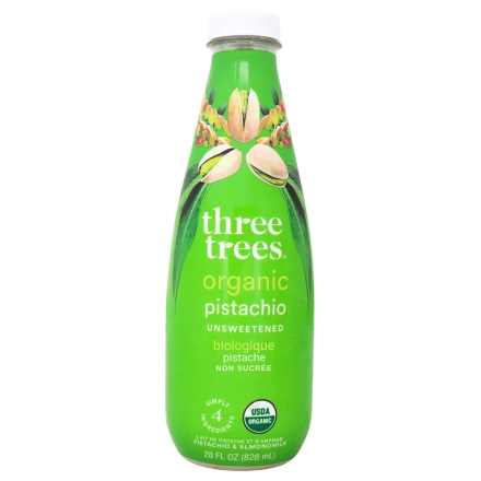 Three Trees Organic Pistachio Milk Unsweetened Front
