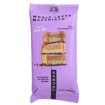 TRUBAR Plant-Based Snack Bar Whole Lotta Macchiato Front