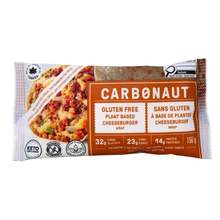 Carbonaut Plant-Based Cheeseburger Wrap Front