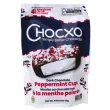 Front of ChocXO 85% Dark Chocolate Peppermint Cups - Chocolate With Candy Cane - Chocolate Peppermint - Low Sugar Chocolates