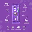 ALOHA Organic Plant-Based Protein Bar Bestsellers 6-Pack, 56 g each