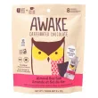 Front of Awake Caffeinated Chocolate Keto Dark Chocolate Almond Sea Salt No Added Sugar Chocolate With Caffeine
