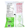 Back of Boulder Canyon Kettle Style Potato Chips With Avocado Oil Classic Sea Salt - Healthy Kettle Cooked Chips - Sea Salt Kettle Chips - Gluten Free Kettle Cooked Chips
