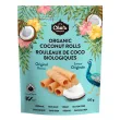 Front of Cha's Organics Coconut Rolls Original