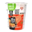 Back of Chef Woo Plant Based Instant Ramen Roasted Chicken