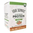 Front of Four Sigmatic Organic Plant-Based Protein Packets Peanut Butter