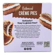 Katz Gluten-Free Oatmeal Creme Pies Back of box