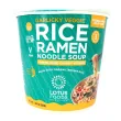 Front of Lotus Foods Gluten-Free Instant Rice Ramen Cup Garlicky Veggie