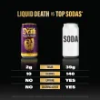 Liquid Death Sparkling Water Doctor Death - Liquid Death Sparkling Water - Low Calories Drink - Liquid Death Mountain Water