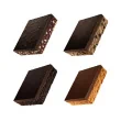 Mid-Day Squares Functional Chocolate Variety Pack 4 Pack - Functional Chocolate - Healthy Chocolate Variety - Protein Chocolate Variety Pack