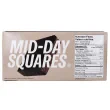 Back of Mid-Day Squares Plant-Based Chocolate Bar Brownie Batter - High Protein Snack - Gluten Free Chocolate Bar