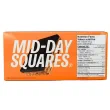 Back of Mid-Day Squares Plant-Based Chocolate Bar Peanut Butta - High Protein Snack - Gluten Free Chocolate Bar