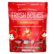 Front of Fresh Bellies Pepperlicious Freeze-Dried Red Bell Peppers