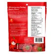 Back of Fresh Bellies Pepperlicious Freeze-Dried Red Bell Peppers