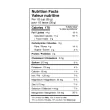 Nutritional table of Rawcology Smoky Cheeze Superfood Coconut Chips, 70g