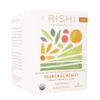 Front of Rishi Tea Organic Chamomile Tea Blend Lemon Verbena Tea Lemongrass Tea