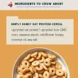 Ingredients of Seven Sundays Cereal Honey Oat Protein Cereal Low Sugar Cereal Healthy Breakfast Cereal