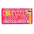 Front of Tony’s Chocolonely Milk Chocolate Caramel Cookie Bar, 180g