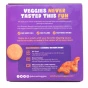 Actual Veggies Dinosaur Nuggets Sweet Potato & Carrot Back