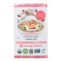 One Degree Organic Foods Gluten-Free Sprouted Creamy Oatmeal Strawberries & Cream Front