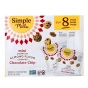 Simple Mills Mini Grain-Free Crunchy Almond Flour Cookies Chocolate Chip Side
