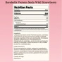 Barebells Caffeinated Protein Soda Wild Strawberry NFt Ingredients