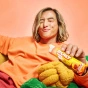 Built Sour Puffs Protein Bar Sweet Peach Punch Lifestyle 4