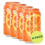 Poppi Prebiotic Soda Orange 4-Pack, 355 mL each