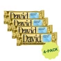 David High Protein Cinnamon Roll Bar, 4 Pack, 62g each Front