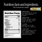 David High Protein Cinnamon Roll Bar, 4 Pack, 62g each Nutrition