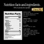 David High Protein Salted Peanut Butter Bar, 4 Pack, 62g each Nutrition