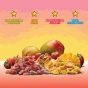 Lifestyle 1 of Final Boss Sour Real Fruit Level 2 Sour Strawberry Mango - Sweet and Sour Candy - Tropical Sour Candy - Balanced Sour Candy