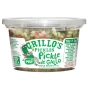 Front of Grillo’s Pickles Pickle Salsa De Gallo Mild - Pickle Relish Without Preservatives - Pickle De Gallo - Unpasteurized Pickle Relish