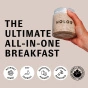 HOLOS Organic Overnight Muesli Mocha - Vegan Overnight Oats - High Protein Overnight Oats - High Protein Muesli