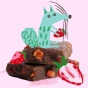 Happy Wolf Allergen-Free All-Natural Snack Bars Strawberry - Real Food Bar - Clean Snack Bars - All Natural Snack Bars