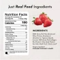 Just Ingredients Protein Powder Strawberries & Cream NFt Ingredients