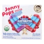 JonnyPops Organic Mini Popsicles With Electrolytes Blue Raspberry Variety Pack Front of box